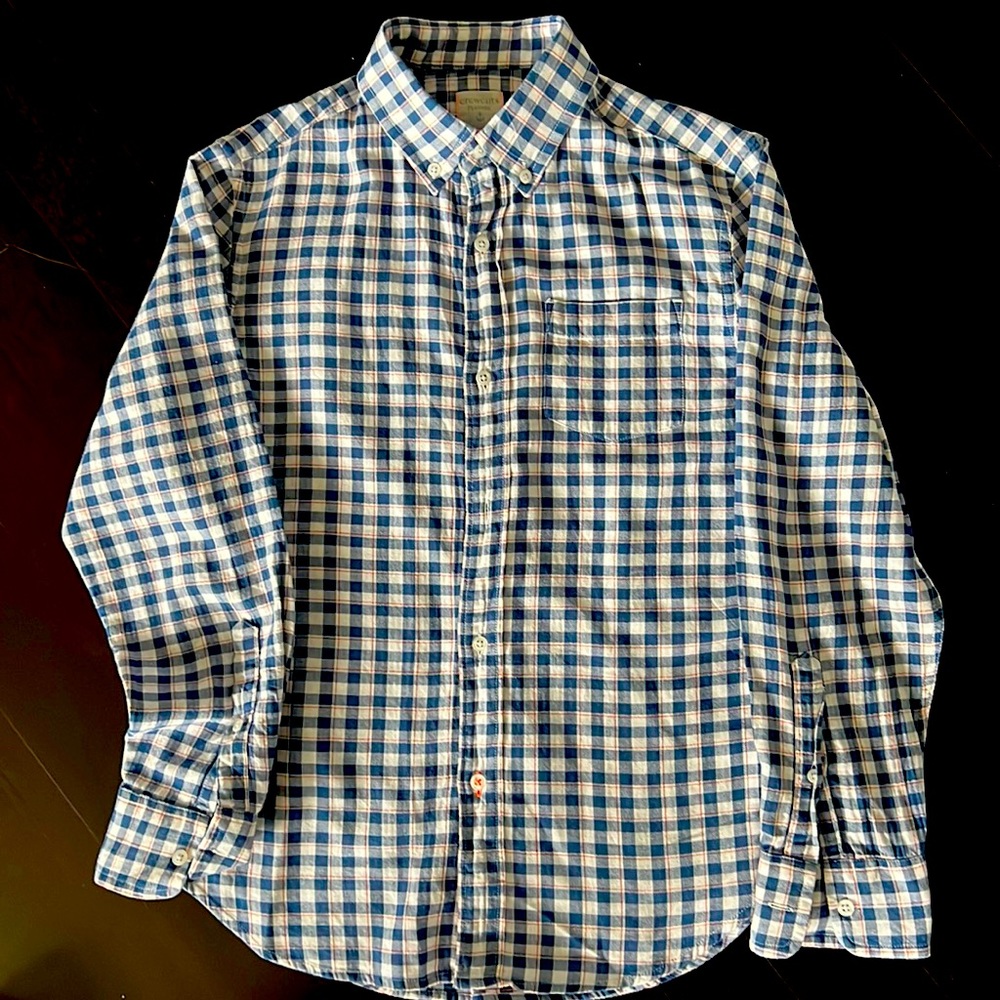 Crewcuts flannel button down shirt